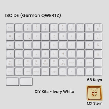 Awekeys Air Low-Profile Metal Keycaps