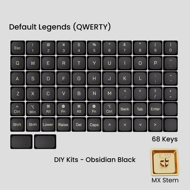 Awekeys Air Low-Profile Metal Keycaps