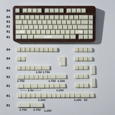 Milky White Keycaps