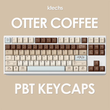 FBB Otter Coffee PBT Keycap Set