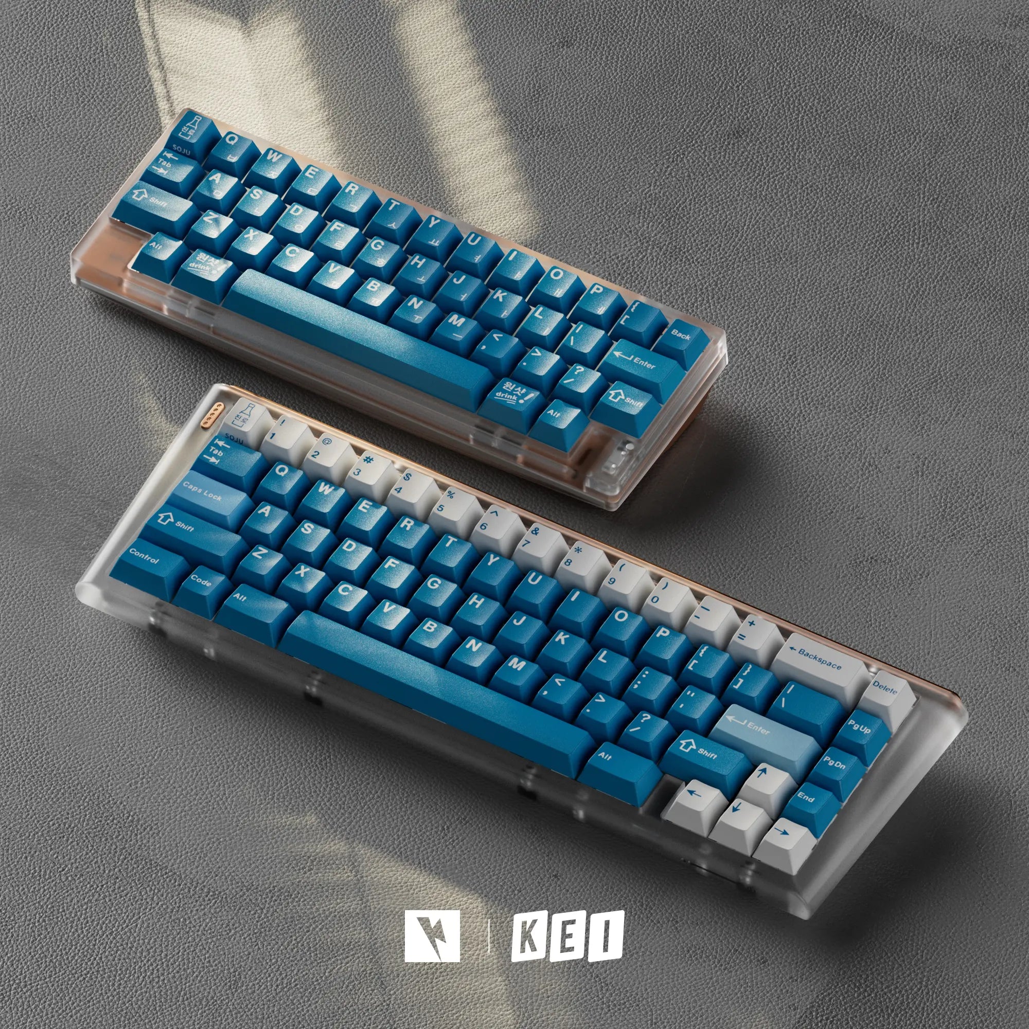 Keykobo Soju Blue R2 Keycap Set – ktechs Keykobo Soju Blue R2 Keycap Set – ktechs