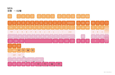 MOA Sunset Keycaps