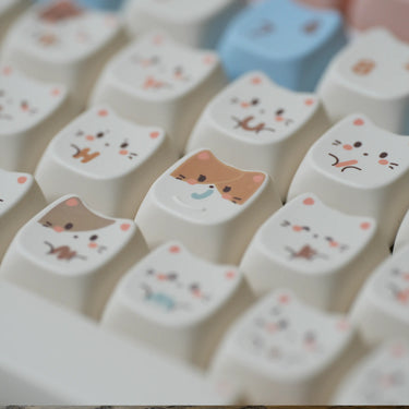 Sea Salt Meow MAO Profile Keycaps