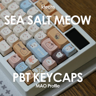 Sea Salt Meow MAO Profile Keycaps