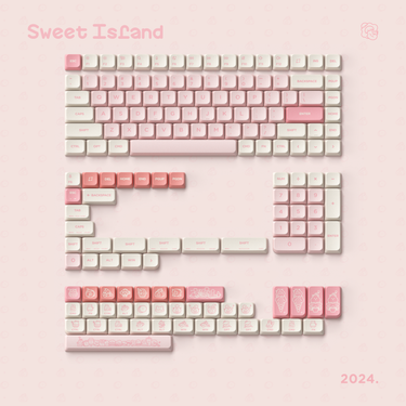 Nuphy nSA Sweet Island Keycaps