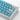 Translucent Light Blue Keycaps