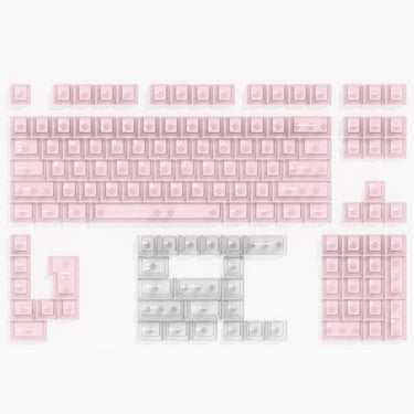 Translucent Peach Keycaps