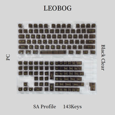 Leobog Crystal Transparent Keycaps