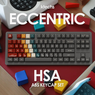 JTK Eccentric HSA Profile ABS Keycaps