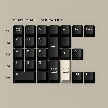 GMK Black Snail