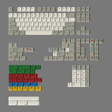 FBB RGBY PBT Keycap Set