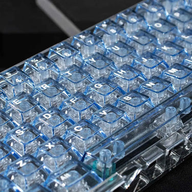 Sky Blue Crystal Keycaps